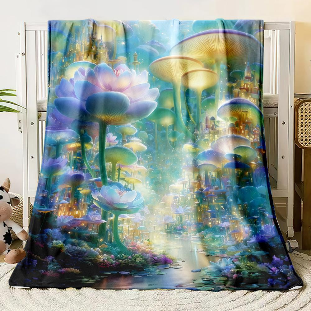 

Dreamy Flannel Blanket Bedroom Blanket, Iving Room,sofa Blanket,student Nap,office Nap,camping Trip,children s Gift 130x150cm