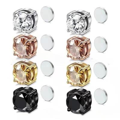 No Ear Holes Magnet Ear Clip Magnetic Suction Men and Women Universal Fashion Earrings