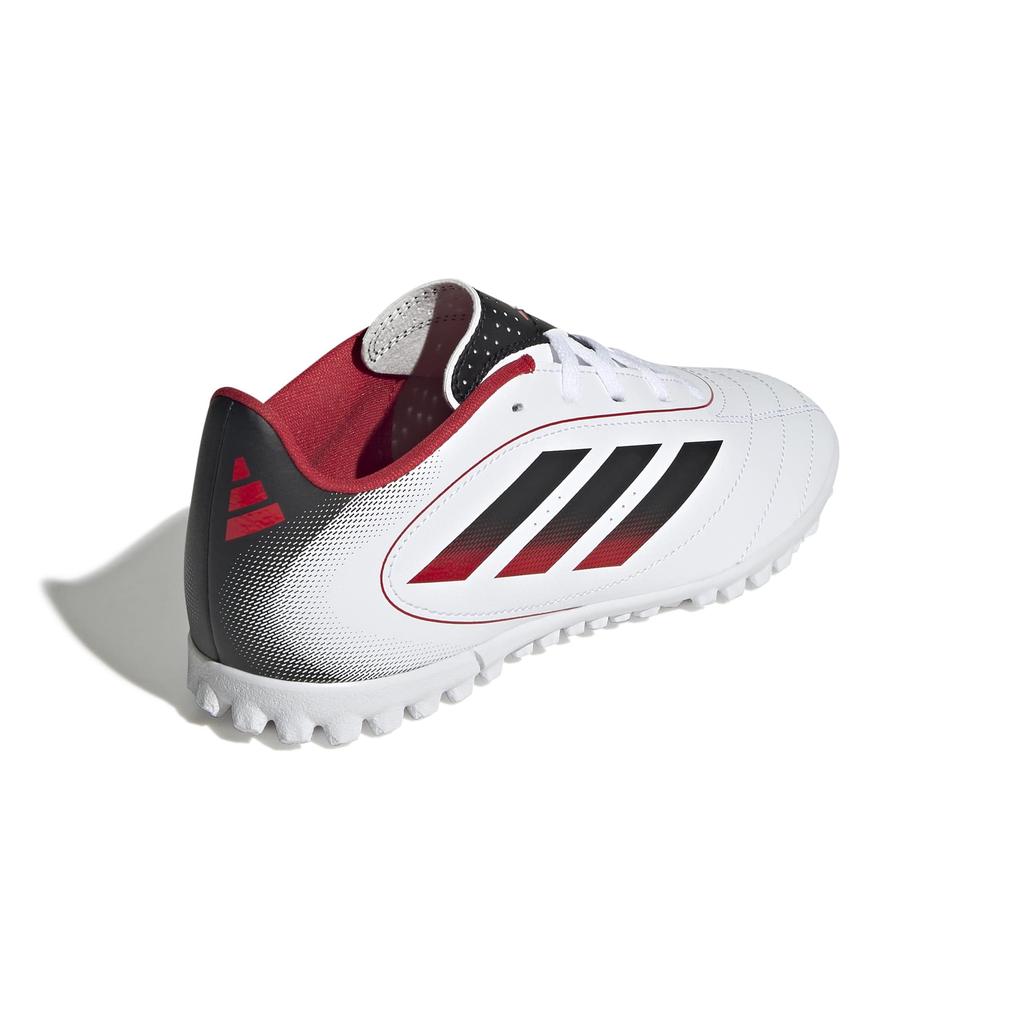 Adidas Goletto IX TF Junior Futsal Shoes for Boys and Sizes Footwear Scarlet Size Girls, 17-24.5cm, Unisex, NKQ60, White/Core Black/Better (IH0103),