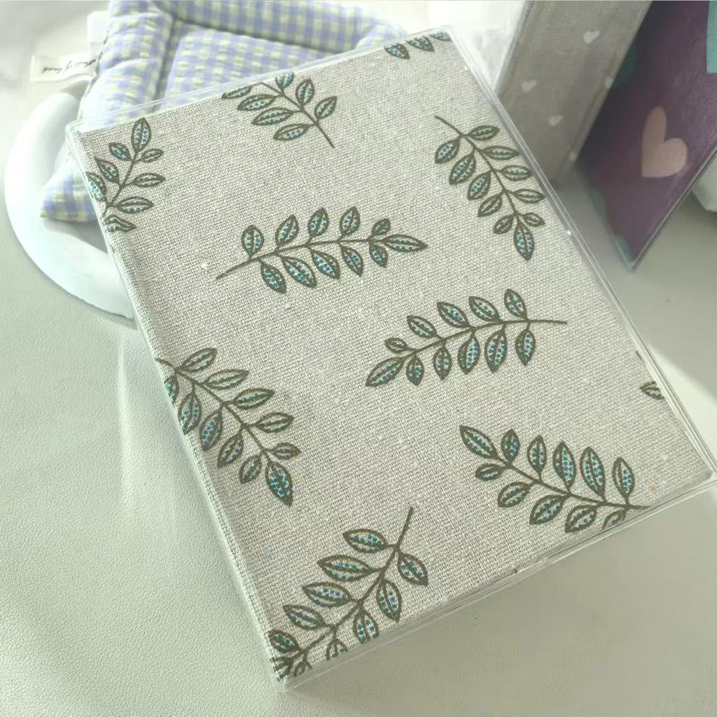 Album foto de calitate din material textil de 6 inch pentru 100 de fotografii Capacitate mare pentru stocare familie, nuntă, aniversare, cărți poștale