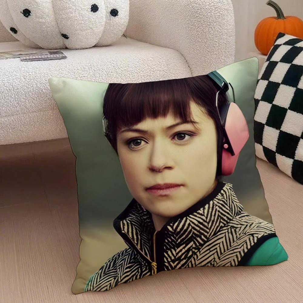 AAlison Hendrix Cushion Cover Throw Pillow Cover Hidden Button Durable Polyester Chair Cushion
