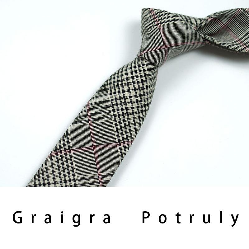 Костюм и галстук Qiandongge, мужской, однотонный, кофейного цвета, серый, 6 см, повседневный, в ретро-стиле, в клетку, для женщин