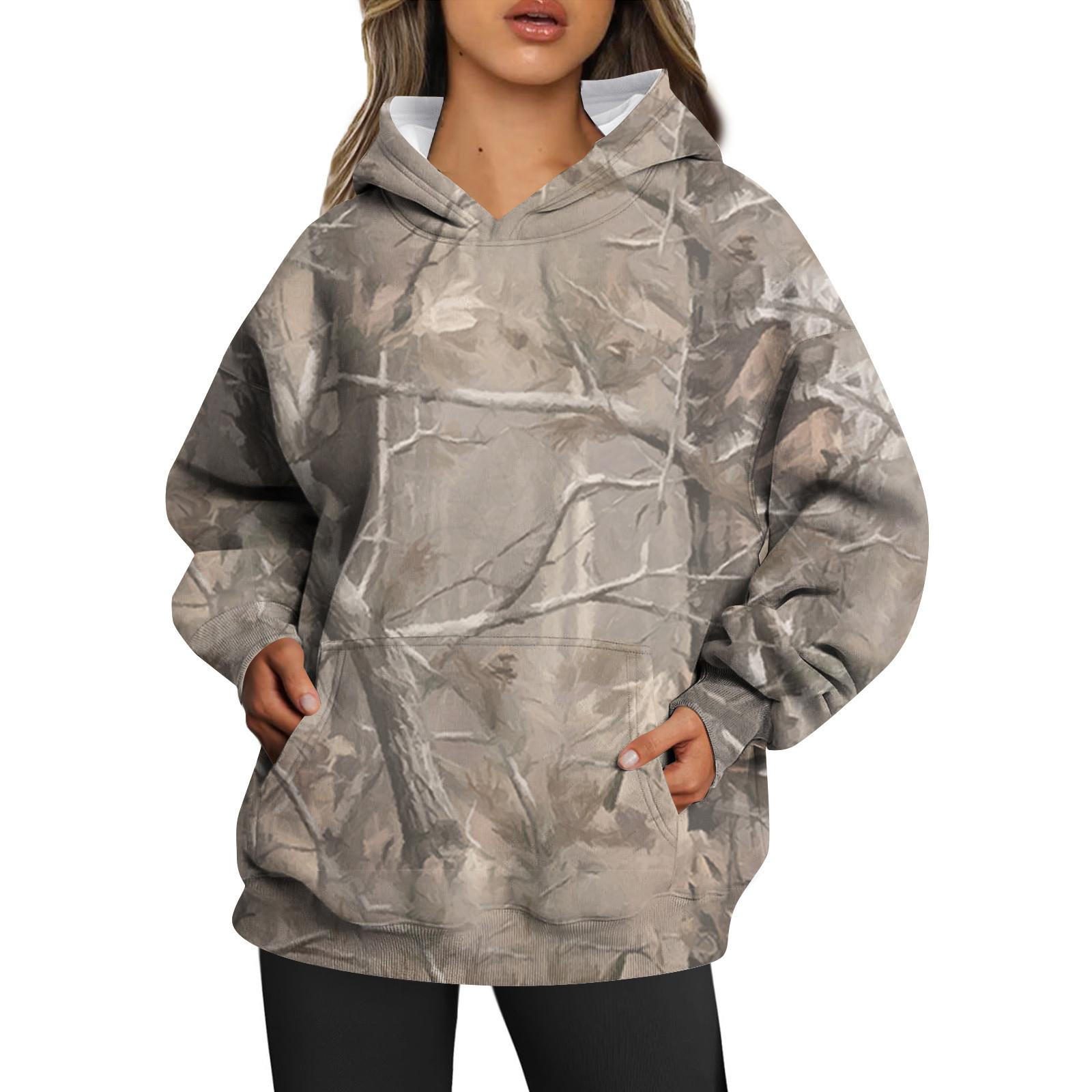

Women s Color Sweatshirt Long Sleeve Round Neck Casual Comfortable Loose Lightweight Women s Sweatshirt L хакі