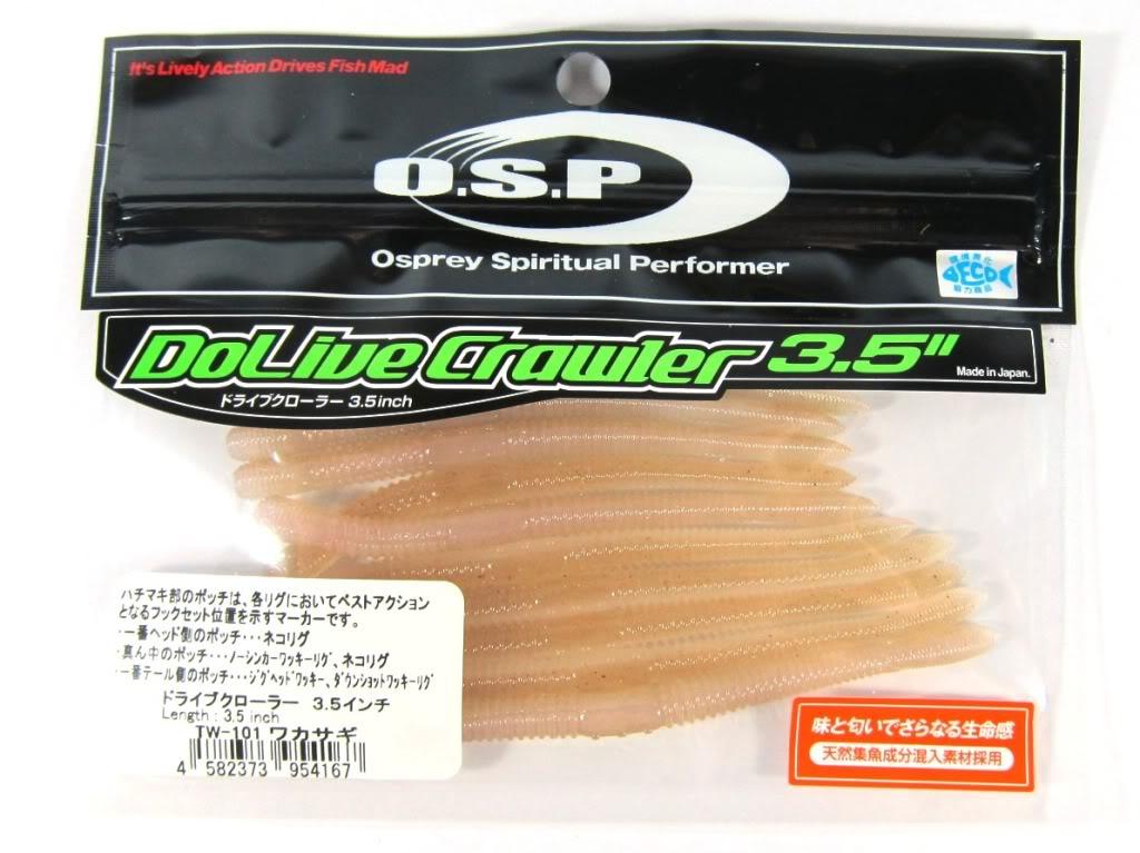 

OSP Мягкая Приманка Dolive Crawler 3,5 дюйма TW-101 (4167)