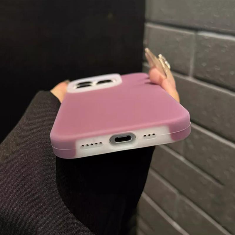 Genuine Jelly Liquid Silicone Phone Case for iPhone 16 15 14 13 12 11 Pro Max Full Scratch-proof Soft Bumper Cover Coffee