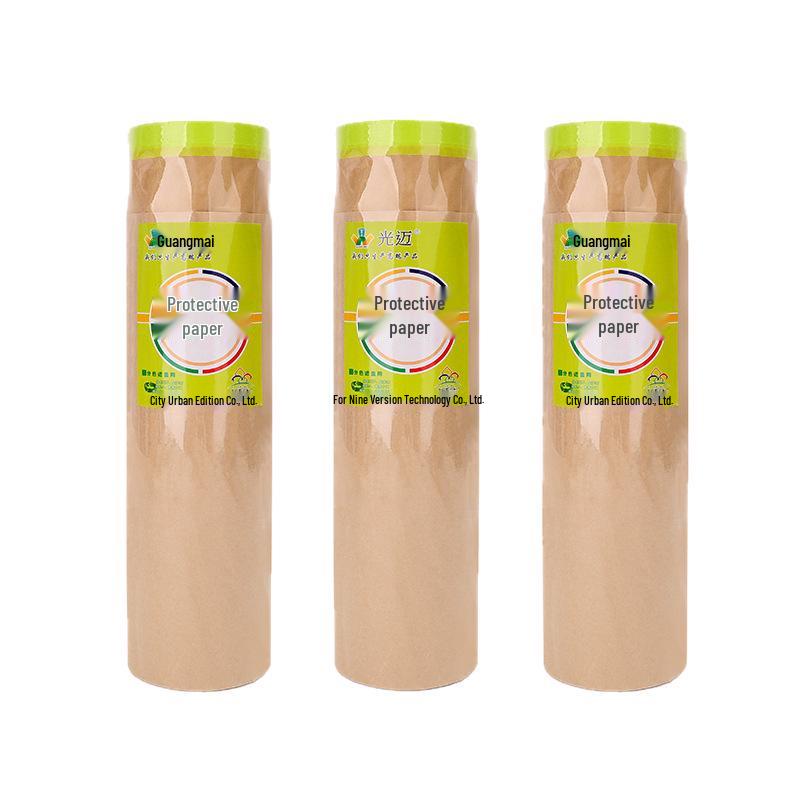 Masking Protection Paper for Car Spray Painting with Anti-Penetration Kraft Film