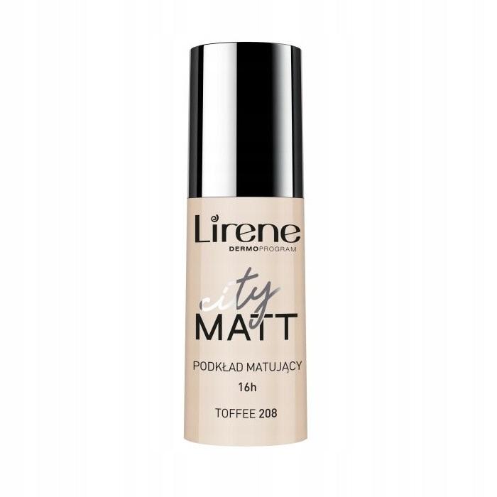 Lirene City Matt Anti-Glanz Foundation 208 Toffee, 30ml