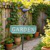 Durable Plant Support Stakes Retro Bird Garden Stake, Metal Sign Rustic Weather Resistant Yard Decoration with Stake for Flower Bed, Lawn Iron