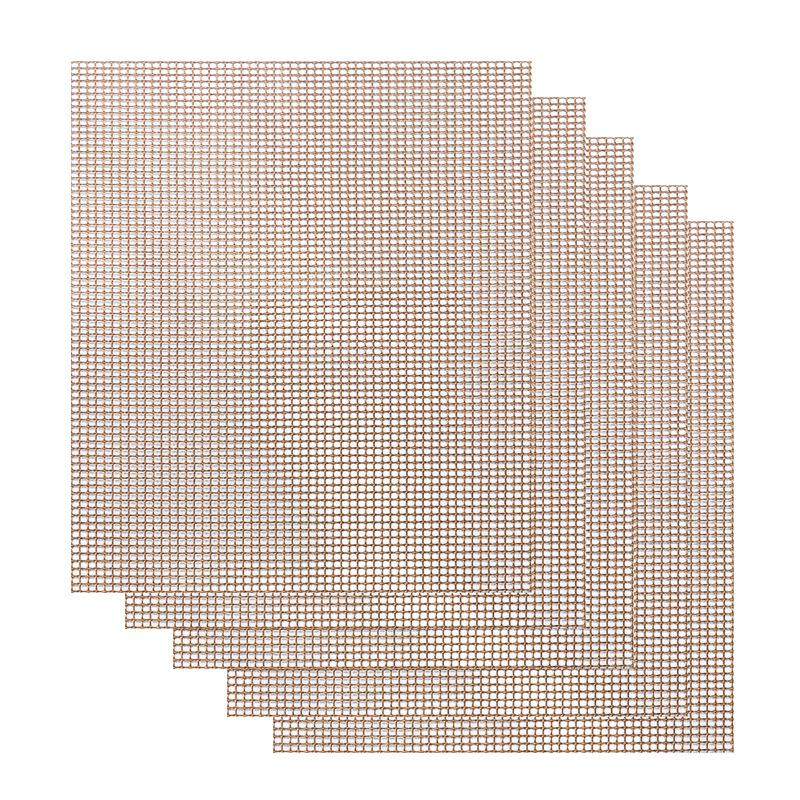 Heat-Resistant BBQ Grilling Mat Replacement Mesh Wire Net Non-Stick Grilling Mesh Pads Outdoor Activities Cook Reusable Bbq Tool