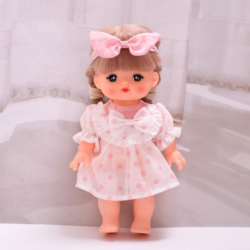 25cm Milu Tang Dynasty Doll Clothing Set - Changeable Top and Overalls