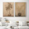 Vintage Botanical Burgundy Floral Posters Olive Branch Fruit Still Life Prints Canvas Painting Wall Art Pictures Home Room Decor