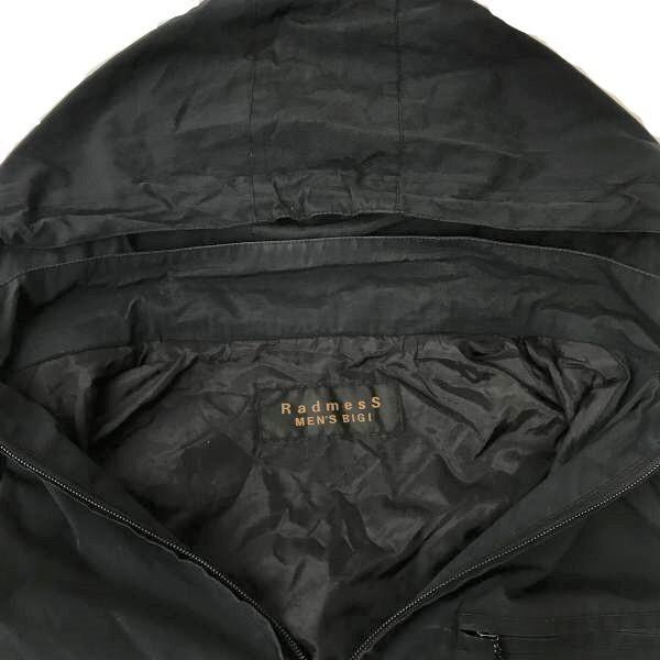 MEN'S BIGI Windproof Hoodie/Mod Coat L Men Black Removable Hood