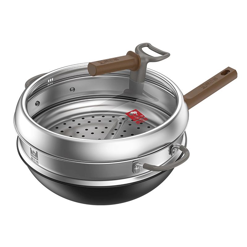 Kumbach 32cm Titanium Iron Wok