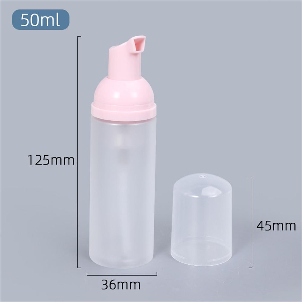 50ml Plastic Foam Pump Bottle Refillable Empty Cosmetic Container Cleanser Soap Shampoo Foaming Bottles Makeup Travel Bottle