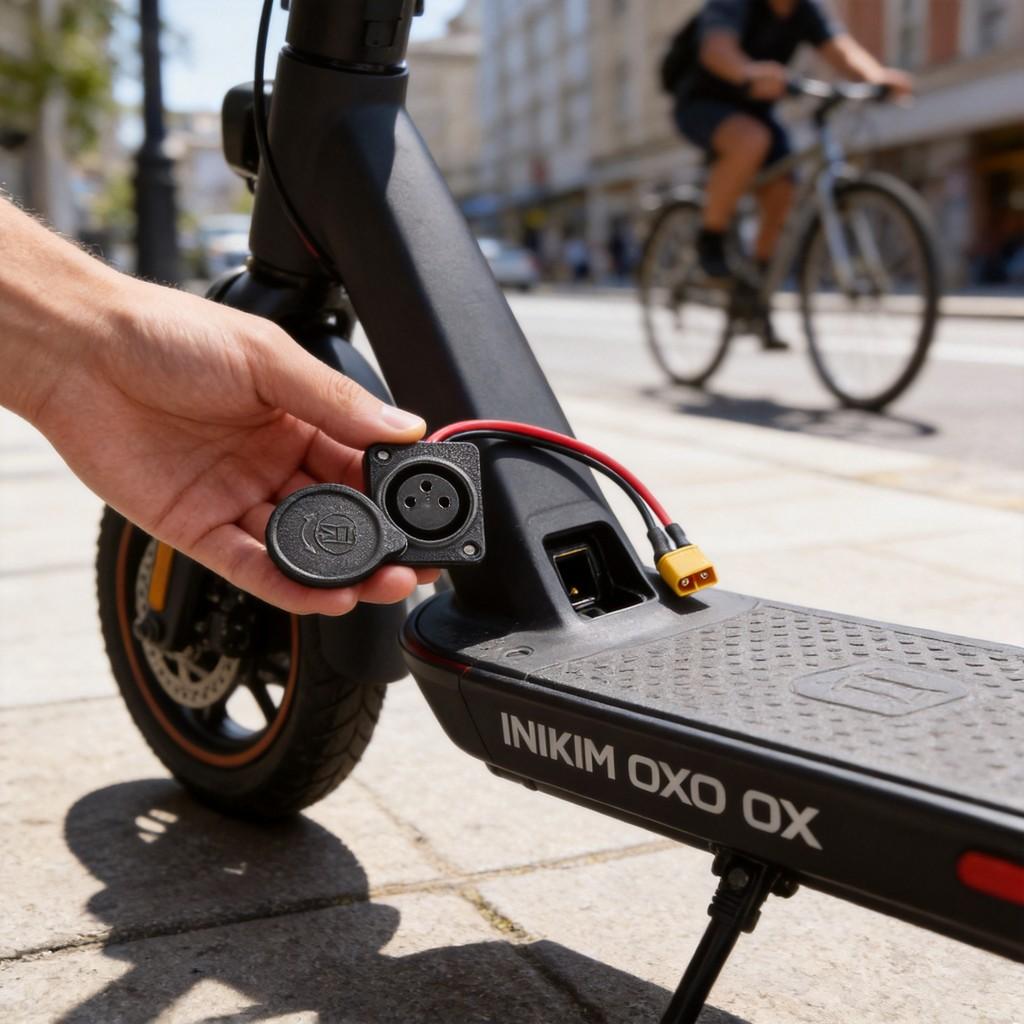 Porta di ricarica per scooter elettrico con connettore XLR Cannon per Inokim Oxo Ox Adulti