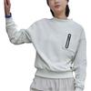 (WMNS) New Balance Logo Printing Solid Color Round Neck Pullover Beige Hoodie Women's AWT14372-NMC