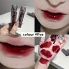 Water Mirror Lip Gloss Waterproof Long Lasting Pink Lip Tint 6 Color Moisturizer Liquid Lipstick Natural Makeup Cosmetic