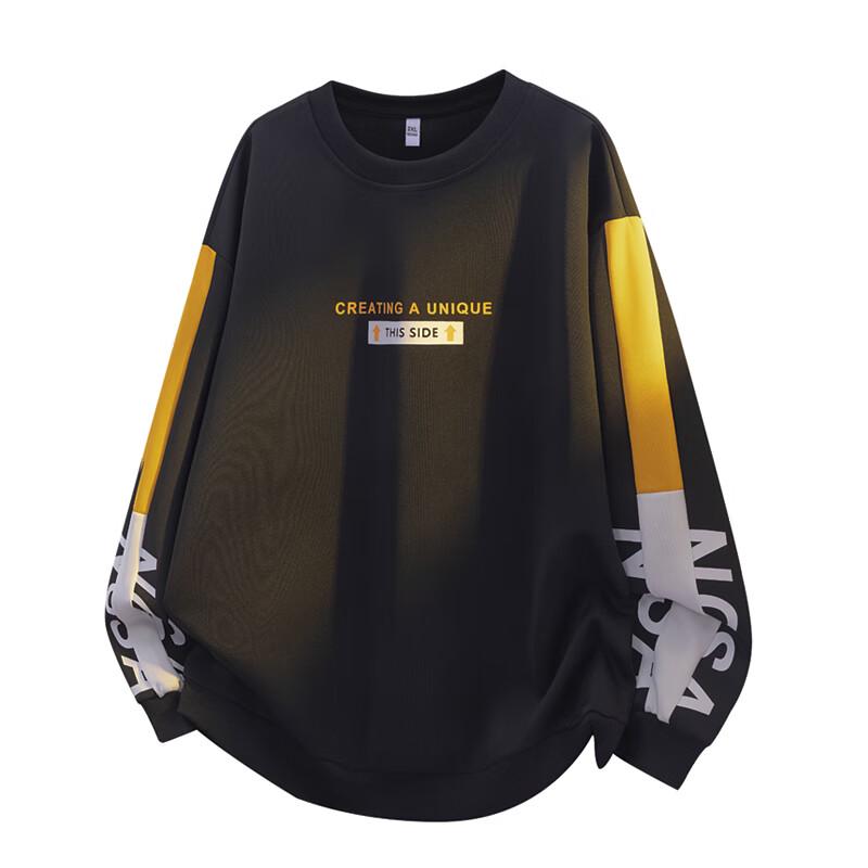 Wassup Sohot Men's Casual Long Sleeve Round Neck Sweatshirt