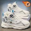 Men's shoes winter velvet high-top sports shoes men's trend versatile non-slip wear-resistant thickened warm cotton shoes