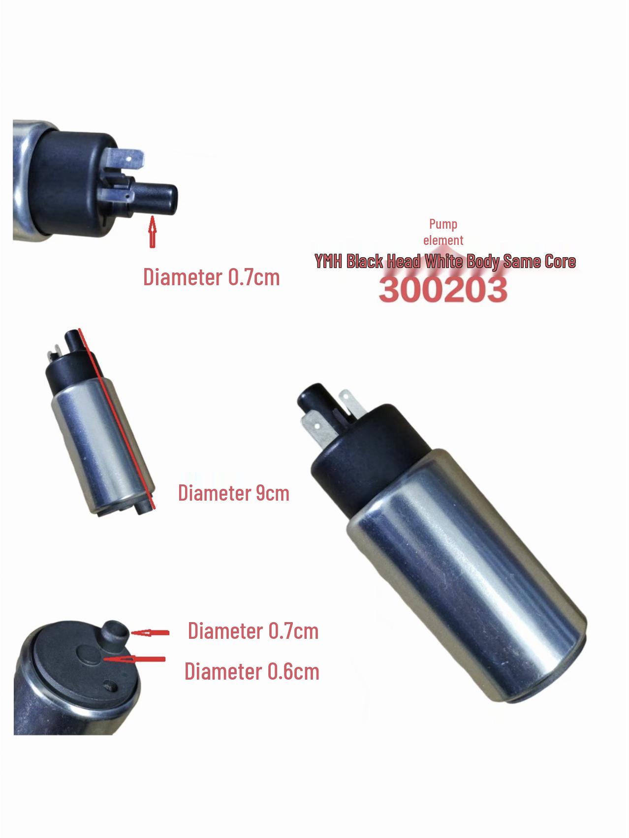 

EFI Motorcycle Fuel Pump Core for YMH Motors (China IV Standard)