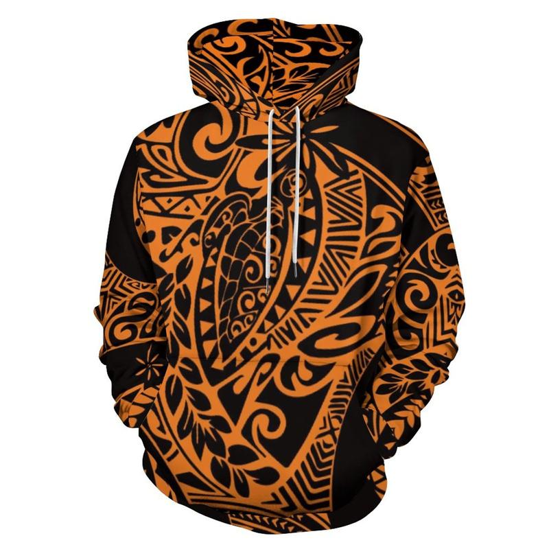 New 3D Polynesian Tattoo Lapu Sun Tribal Graphic Hoodies For Man Women Fashion Hoody Cool Pullovers Streetwear Clothing Harajuku