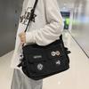 Harajuku mężczyźni nylonowe torby typu Crossbody dla kobiet torba dziewczyny szkolne torby na książki młodzieżowe torebki płócienne torba na ramię Sac Bolsas