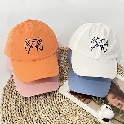 New Game Console Printed Baseball Cap, Fashionable Hip-Hop Mesh Cap, Summer Casual Sun Protection Hat