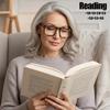 Presbyopia glasses new rice nails square spring legs show young and high-end elderly special anti-blue reading glasses