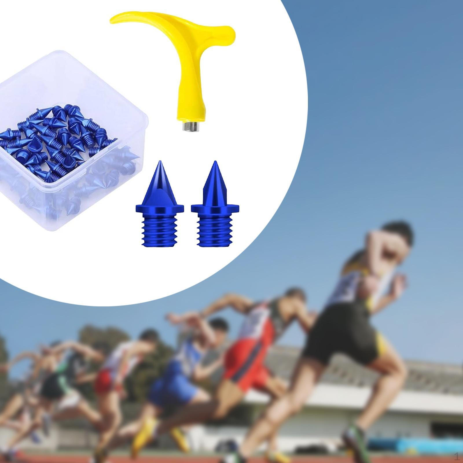 

50 шт. сменных шипов для беговых кроссовок 5 мм и для полевых беговых кроссовок