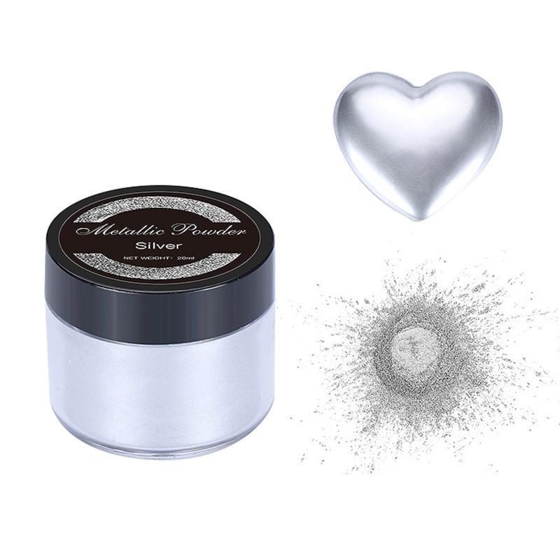 Metallic Pigment Powder 4 Colors Fine Resin Pigment Powder Each Bottle 20g Resin Color Pigment for Epoxy Resin Coloring