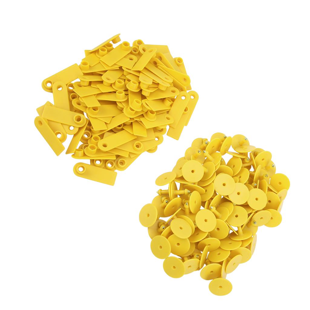 100pcs Animal Blank Ear Tags Goat Sheep Pig Livestock TPU Ear Tags for Farm Animals
