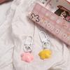 Stars Yellow Pink Stars Keychain Chubby Chubby Milk Yellow Star Keychain   Girls Gifts