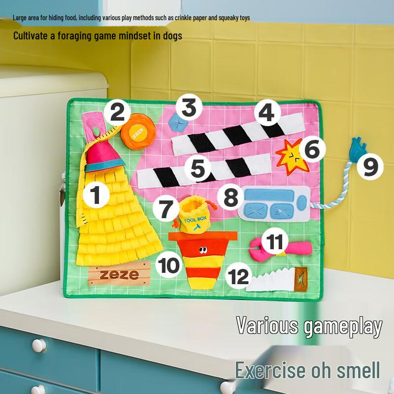 ZEZE Dog Sniffing Mat Puzzle Toy