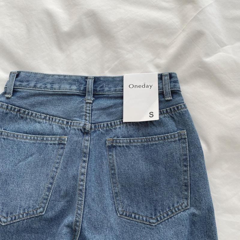 Retro Wide Leg Women's Denim Shorts Summer High Waist Loose Straight Leg Shorts Casual Shorts