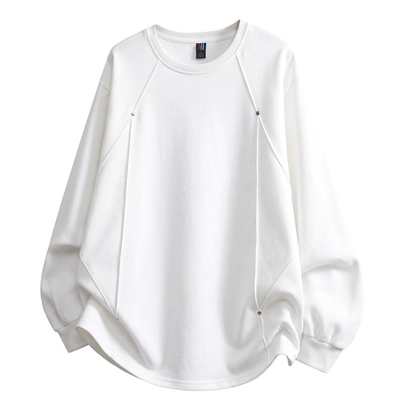 Spring and Autumn Loose Sweater Men Plus Size Round Neck Casual Men's Long Sleeve Sweater