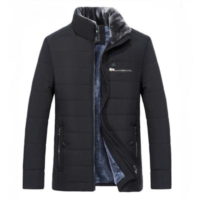 Men 'S Warm Jacket  Winter Parka  Fur Collar  Windbreaker  Cotton Padded  Anorak  Thick Coat  Male  Casual  Autumn  Fleece Jacket  Men