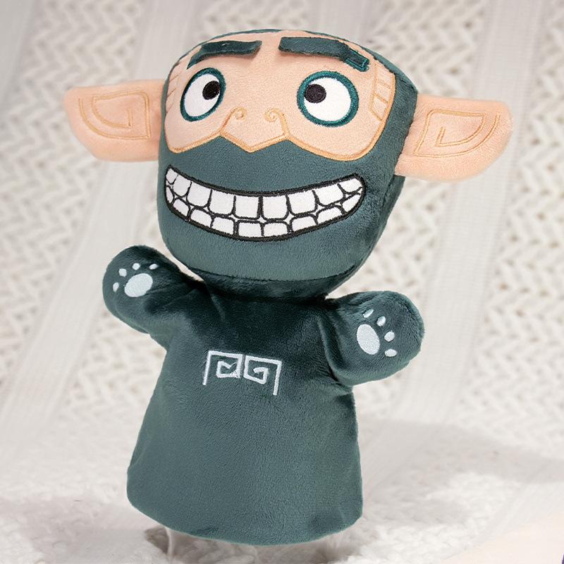 Toy Movie Nezha 2 Nezha Hand Doll Ao Bing Deer Boy Hand Doll Cotton Doll Plush Peripheral