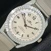 REFURBISHED SWISS HAND-WINDING MENS SILVER COLOR DIAL WATCH A431669-2 R108-a431669