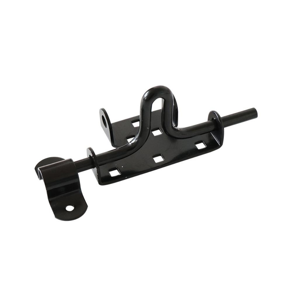 

Засов для двери из углеродистой стали Черный засов Задвижка Железный засов Скользящий замок Амбарные двери Square hole