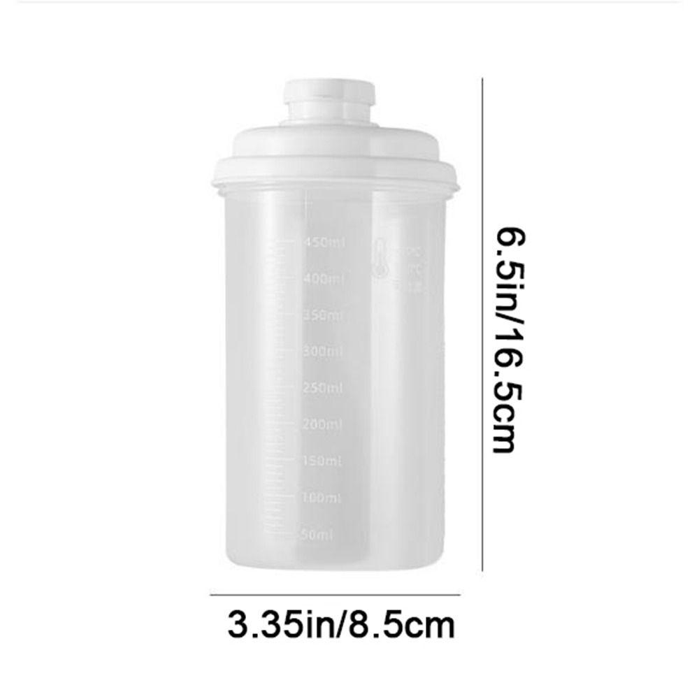 3Pcs Transparent 450ml Sub-bottling Bottle Sealed Portable Water Cup Detergent Powder Tank  Office