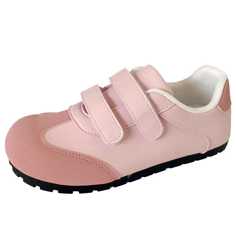 

B3510 latex insoles/puff shoes women s Velcro autumn niche lightweight board shoes white shoes popular German training shoes 40 рожевий