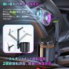 AUSTYLCO Car Car Cup Holder Colorful Ambient 3 Adjustable USB Cup Holder Included [2025 Launch] Fan, In-Car Fan, Fan, Dual-Head Fan, Lights, Speeds,