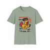 Unisex Softstyle T-Shirt Mens Womens Tees Top Wild Chicken Escape Funny Farmyard Cartoon Shirt