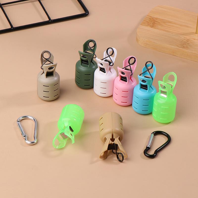 6Pcs New Squid Jig Bait Protector Kit Webfoot Octopus Egi Hook Cover Cuttlefish Umbrella Lure Cap With Carabiner Sea Accessories