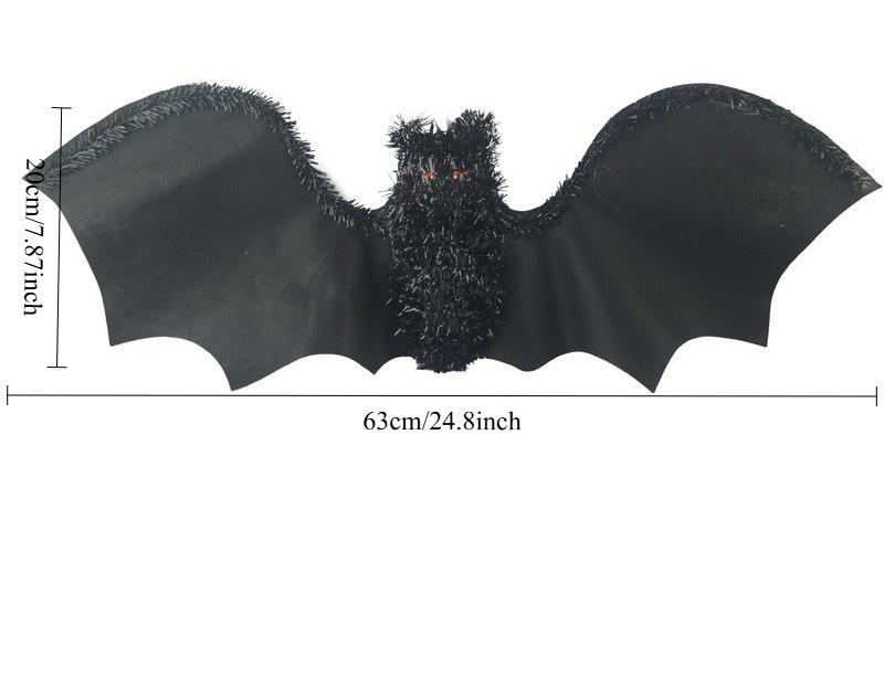 

1pcs Halloween Tinsel Hanging Decorations Set Spider Web Witch Hat Pumpkin Bat Ghost Ornaments for Party Home Garden