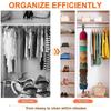 Fashionable Hat Organizers Holder Rack for Closet Rod Featuring Clip To Store Baseball Hats Golf Hats and Beanies