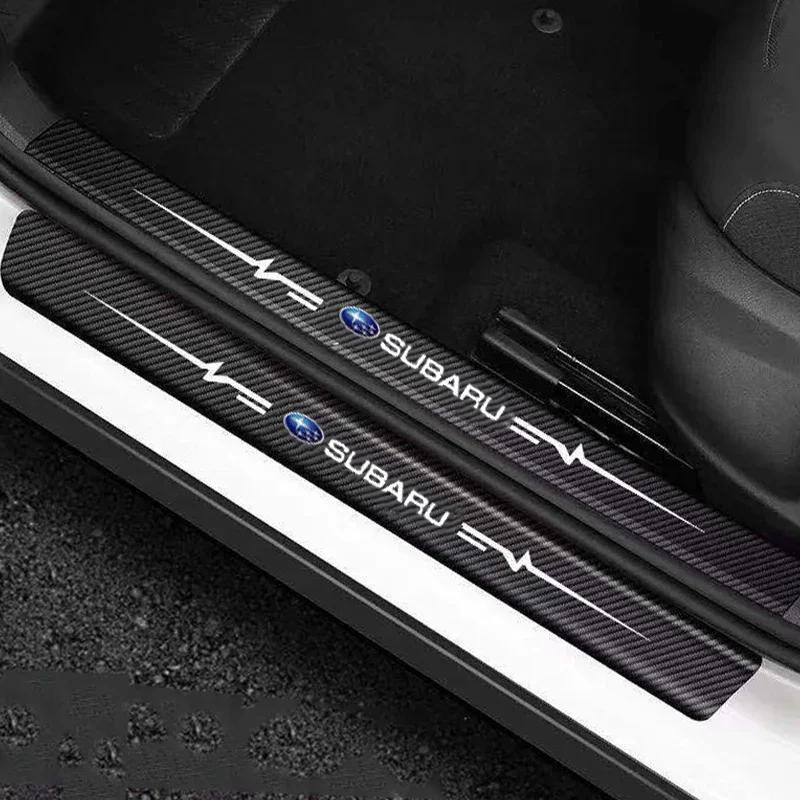 Car Door Threshold Decals Sill Protector Stickers for Subaru Forester XV Outback Impreza Legacy STI WRX BRZ Tribeca WRC ASCENT Z18