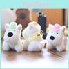 West Highland Dog Plush Toy Keychain Super Soft Bag Charm Gift For Kids