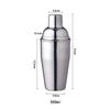 Stainless Steel Liquor Cocktail Shaker Bar Wine Mixer Set Bartender Cocktail Hand Shaker Tool Kit Bar Tool with Holder