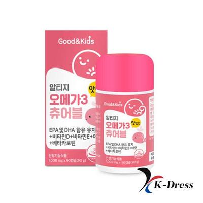 Good & Kids Children's rTG Omega-3 Chewable Orange Flavor 90 Capsules (30-Day Supply)
